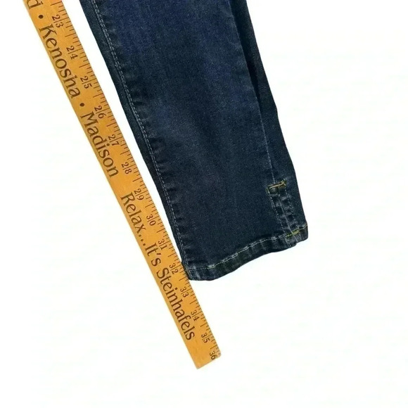 Slo Mid Rise Skinny Jeans Women's SIze 34 Dark Blue Denim Stretch - Picture 12 of 15